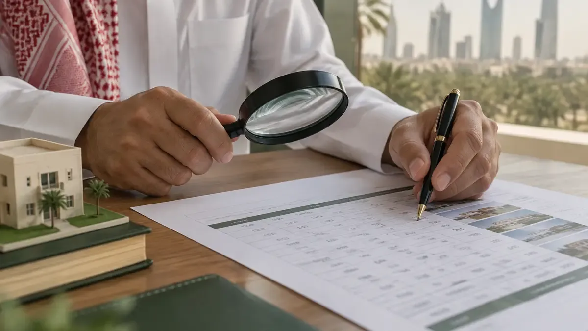 خريطة رقمية بطبقات ملونة تمثل حدود عقارات