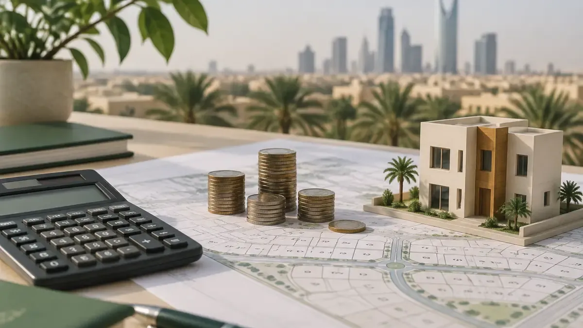 مهندس يراجع مخطط رفع رقمي على حاسب محمول