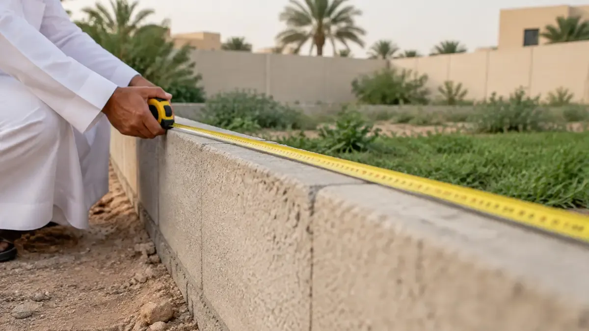 مالك عقار ومهندس يراجعان مخططًا مطبوعًا وجهازًا لوحيًا في مكتب